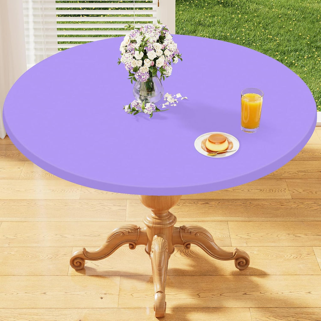 Round Elastic Tablecloth 45-52 inches