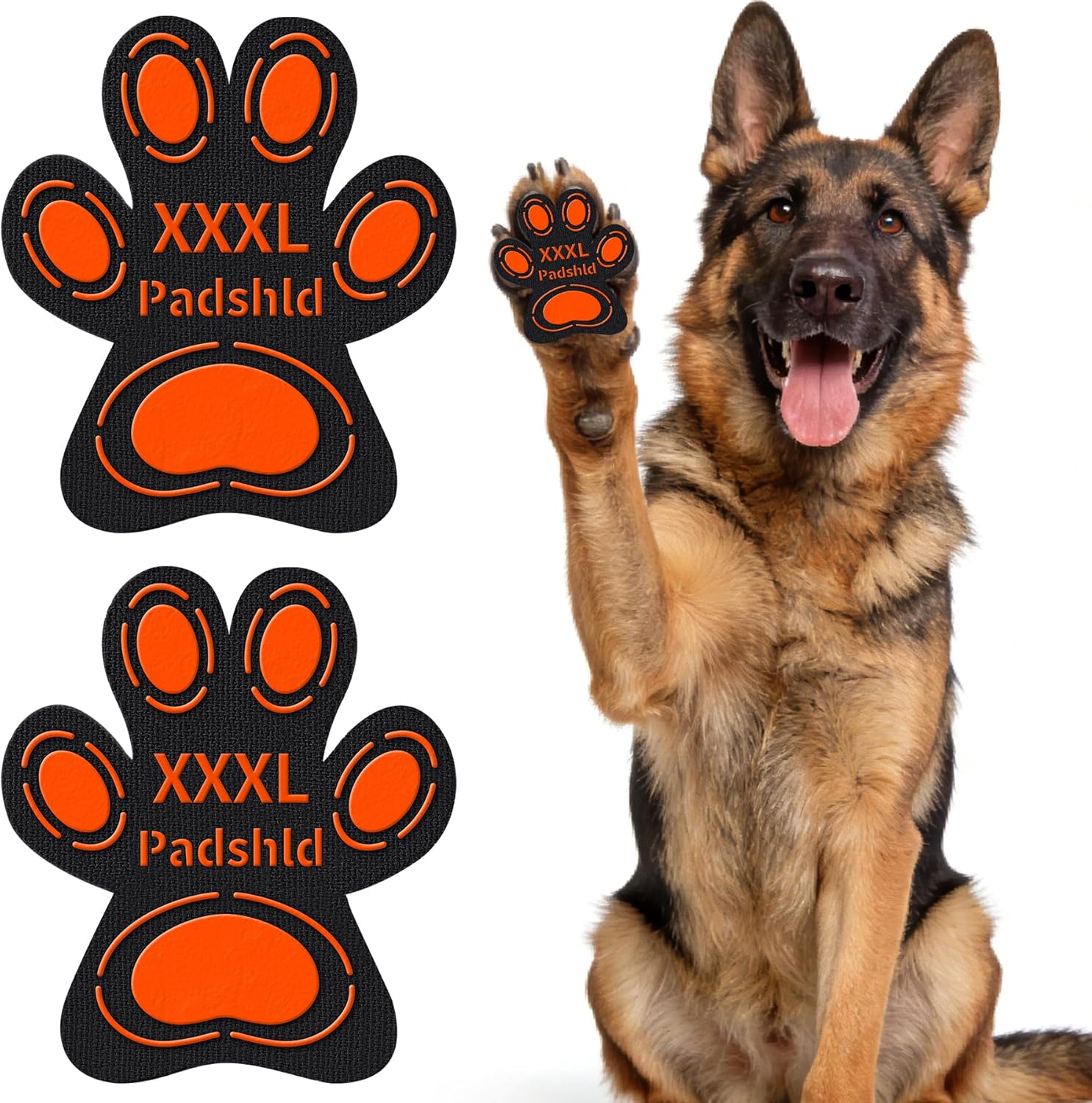 Padshld Anti Slip Dog Paw Pads for Senior Dogs - Paw Grips for Hardwood Floors