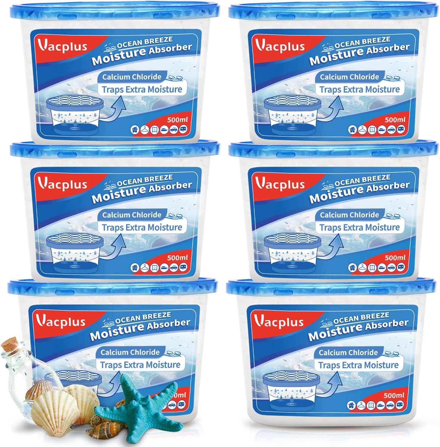 Vacplus Moisture Absorbers 3 pack