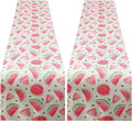2 Pcs Watermelon Table Runner Summer Table Party Home Decor
