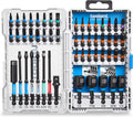 toolant Impact Driver Bit Set,52-Piece S2 Steel Screwdriver Bit Set,Hex,Torx,Phillips,Slotted,Square Bits and Nut Driver with Case