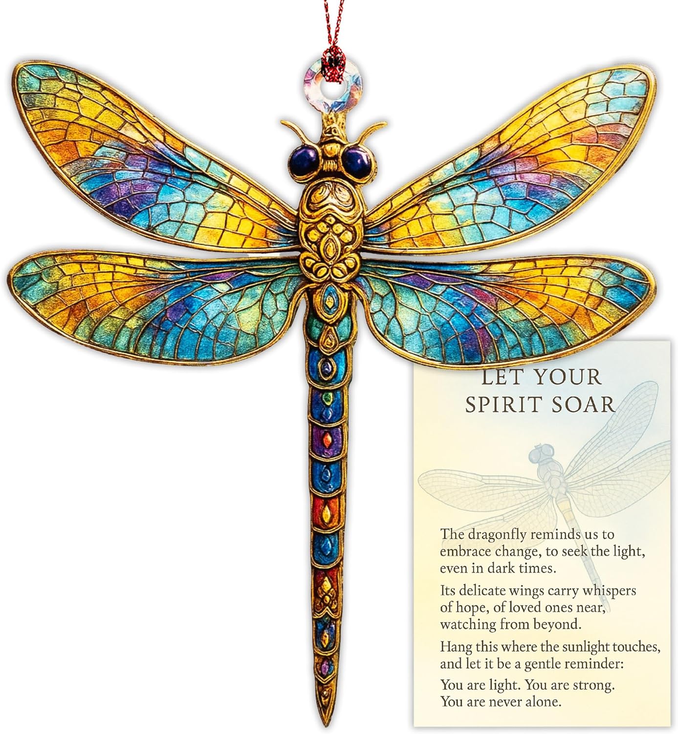 Christmas Women Gifts 2026 - Christmas Ornaments 2026 - Dragonfly Ornament - Dragonfly Gifts for Women - Christmas Women Decoration Ornaments
