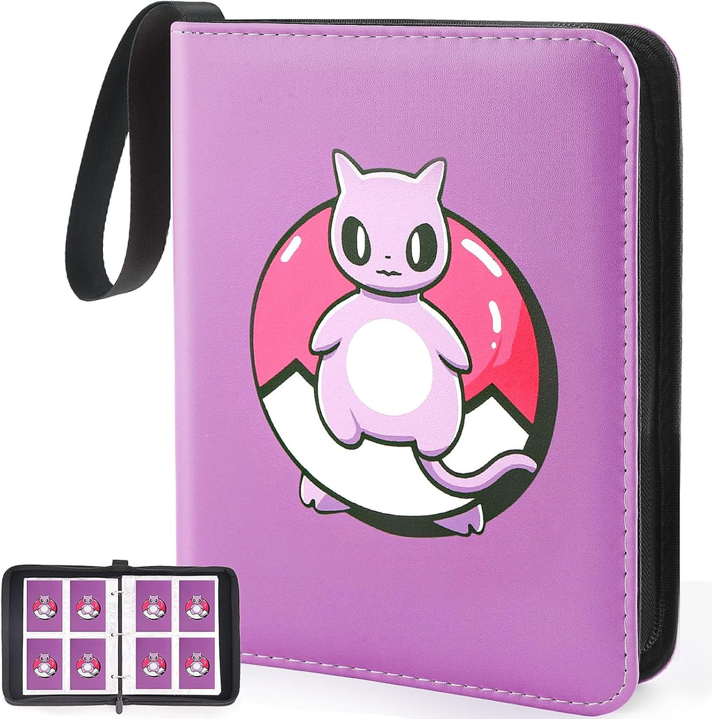 TCG Binder Includes 50 Removable Card Sleeves