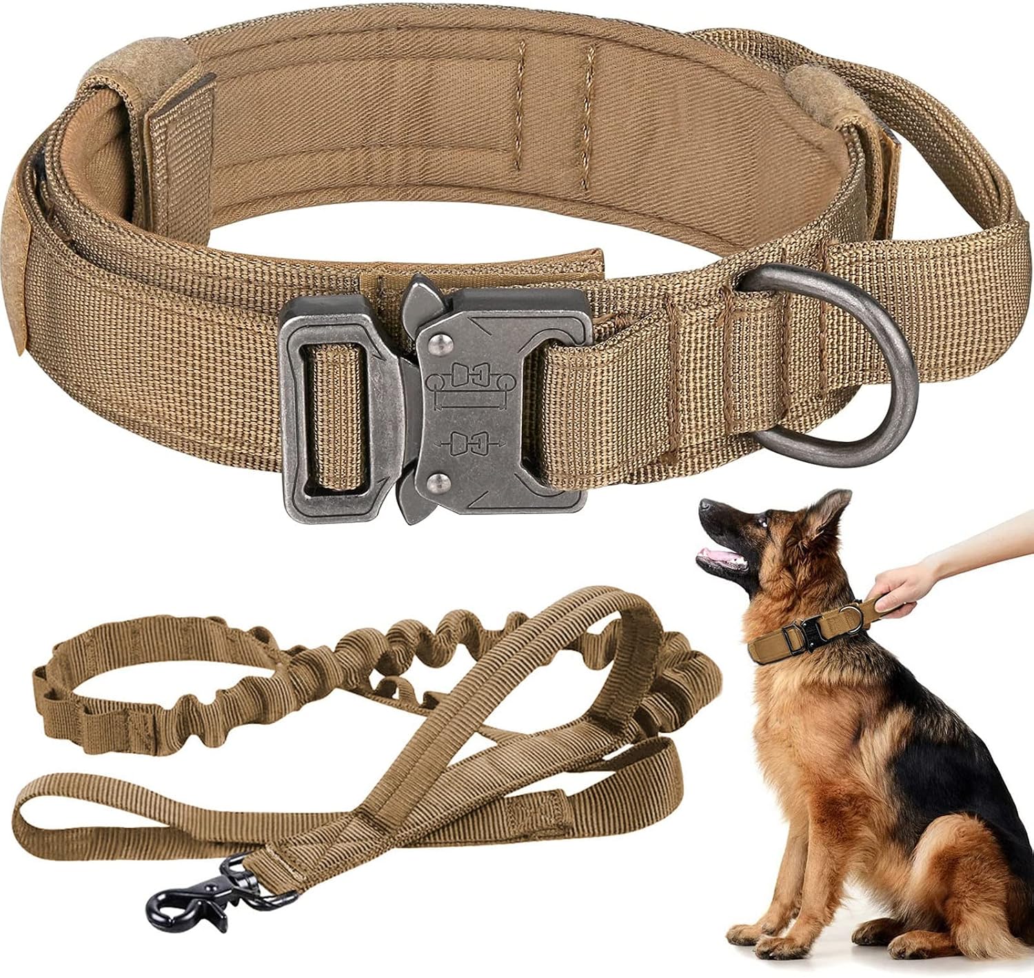 Tactical Dog Collar and Leash (XL)