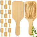 12 Piece Bamboo Hair Brushes.