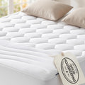 Bedsure King Mattress Pad - Quilted Fitted Mattress Topper Protector