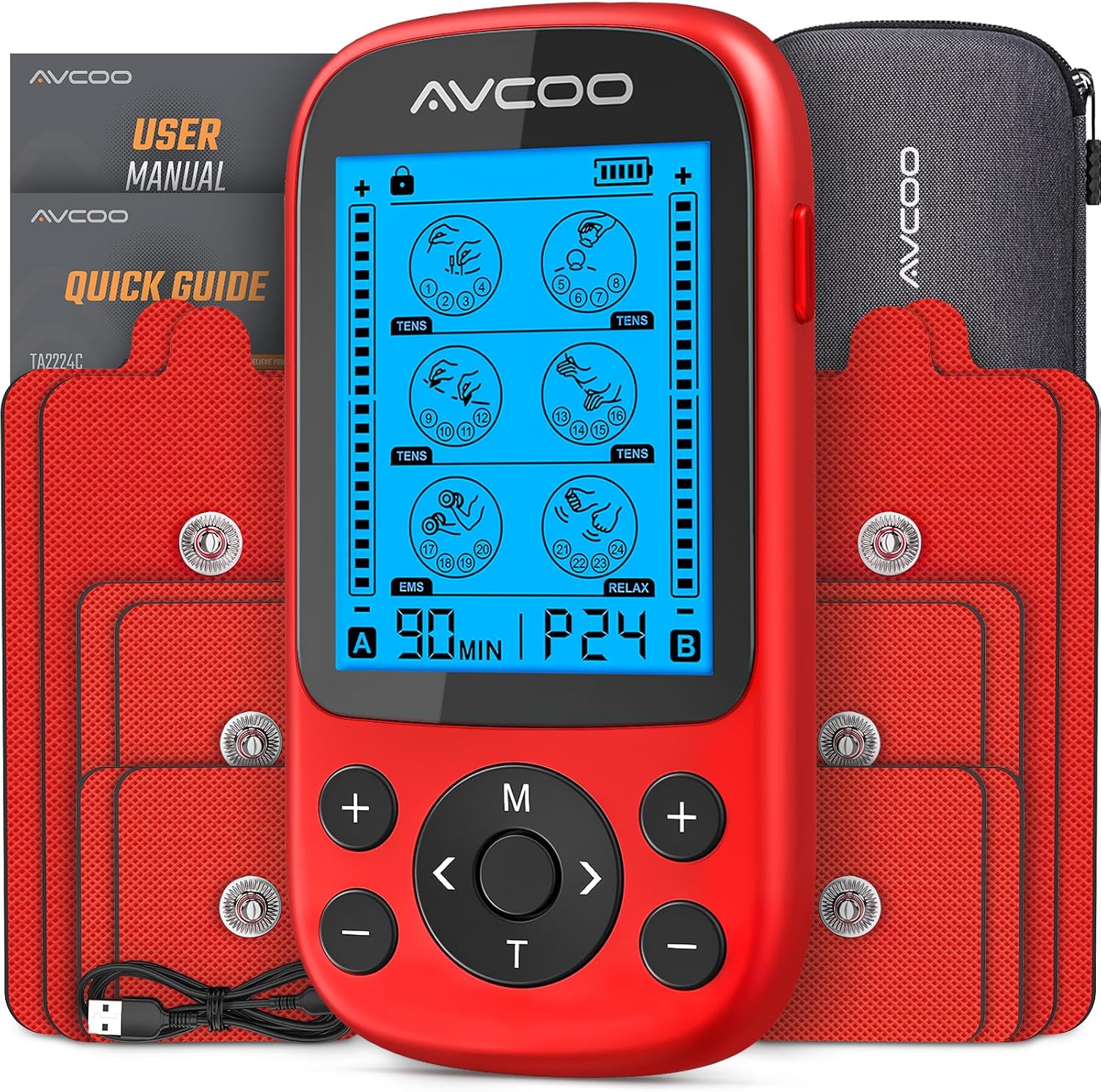 3-in-1 Dual Channel TENS Unit