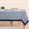 Print Cotton Tablecloth.