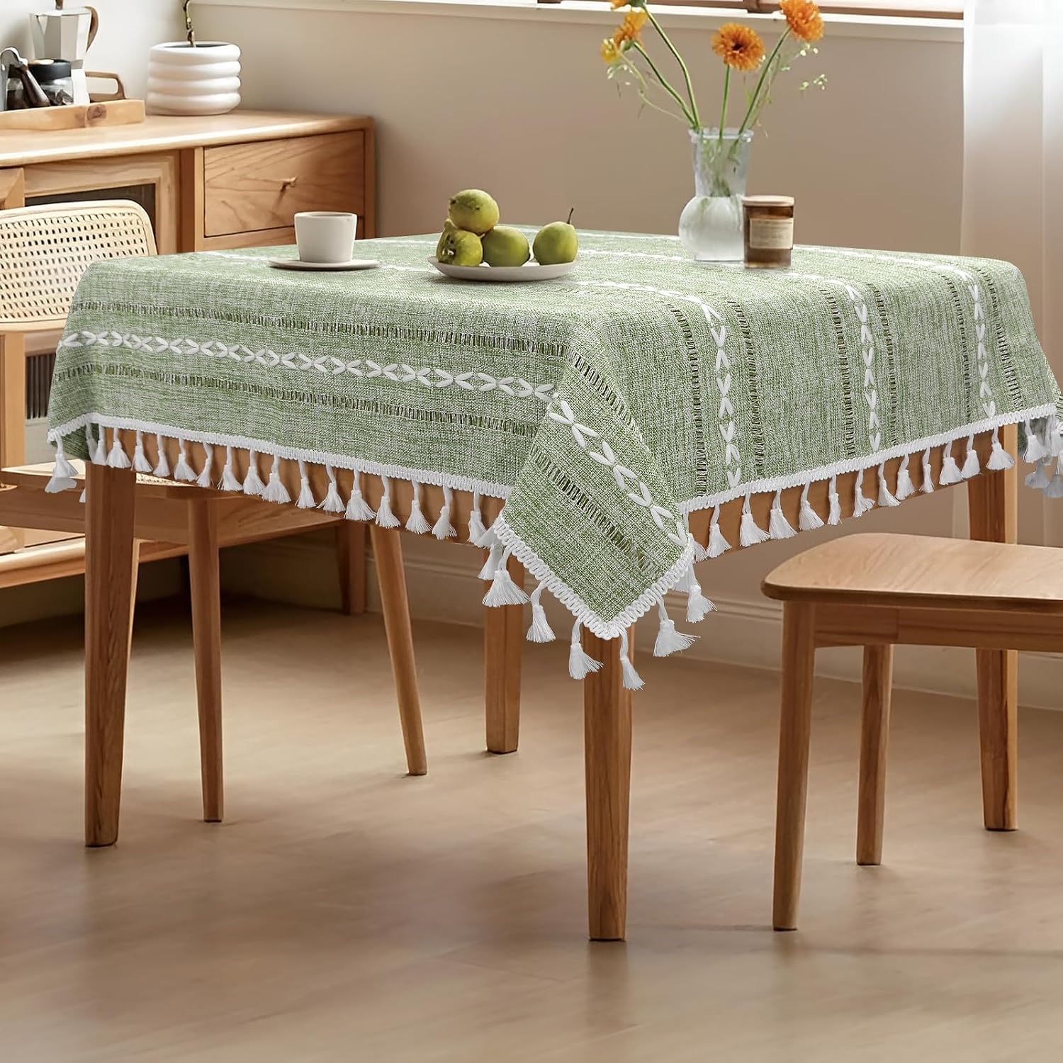tiosggd Boho Small Square Tablecloth 36''x36''