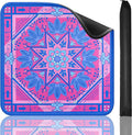 Printed Learning Mahjong Mat with Black Carrying Bag, Anti-Slip, Noise-Reducing, Mahjong Table Mat for Mah-jongg,Poker, Board Games, Dominoes, and Card