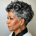 Short Grey Wig.