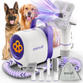 oneisall Dog Grooming Vacuum Kit: 15000Pa Shedding Brush with Grooming Tools