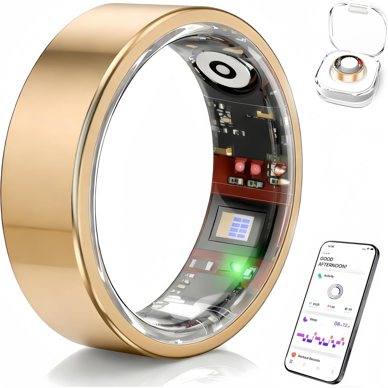 Smart Ring Rose Gold (Size 9)