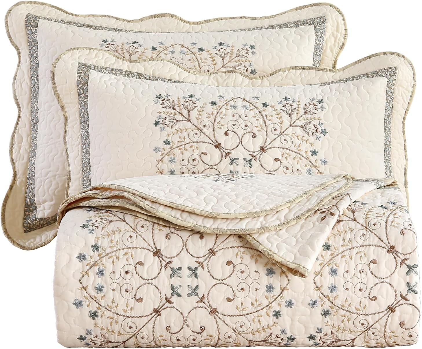 3 Piece Quilt Bed Set (Oversized Queen)