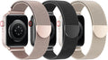 Stainless Steel Magnetic Watch Bands 3 pack