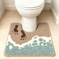 Beach Themed Toilet Mat