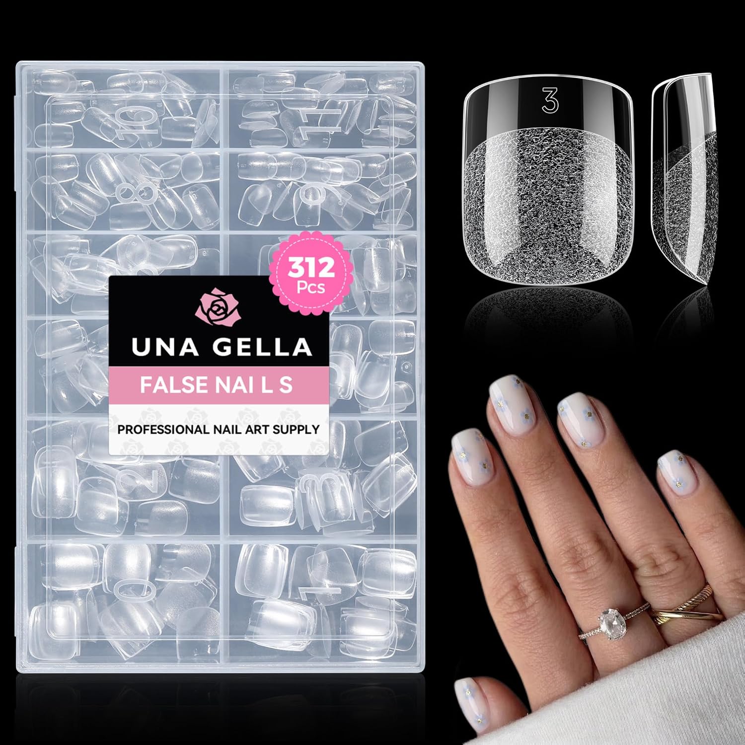 Soft Gel Nail Tips (312pcs)