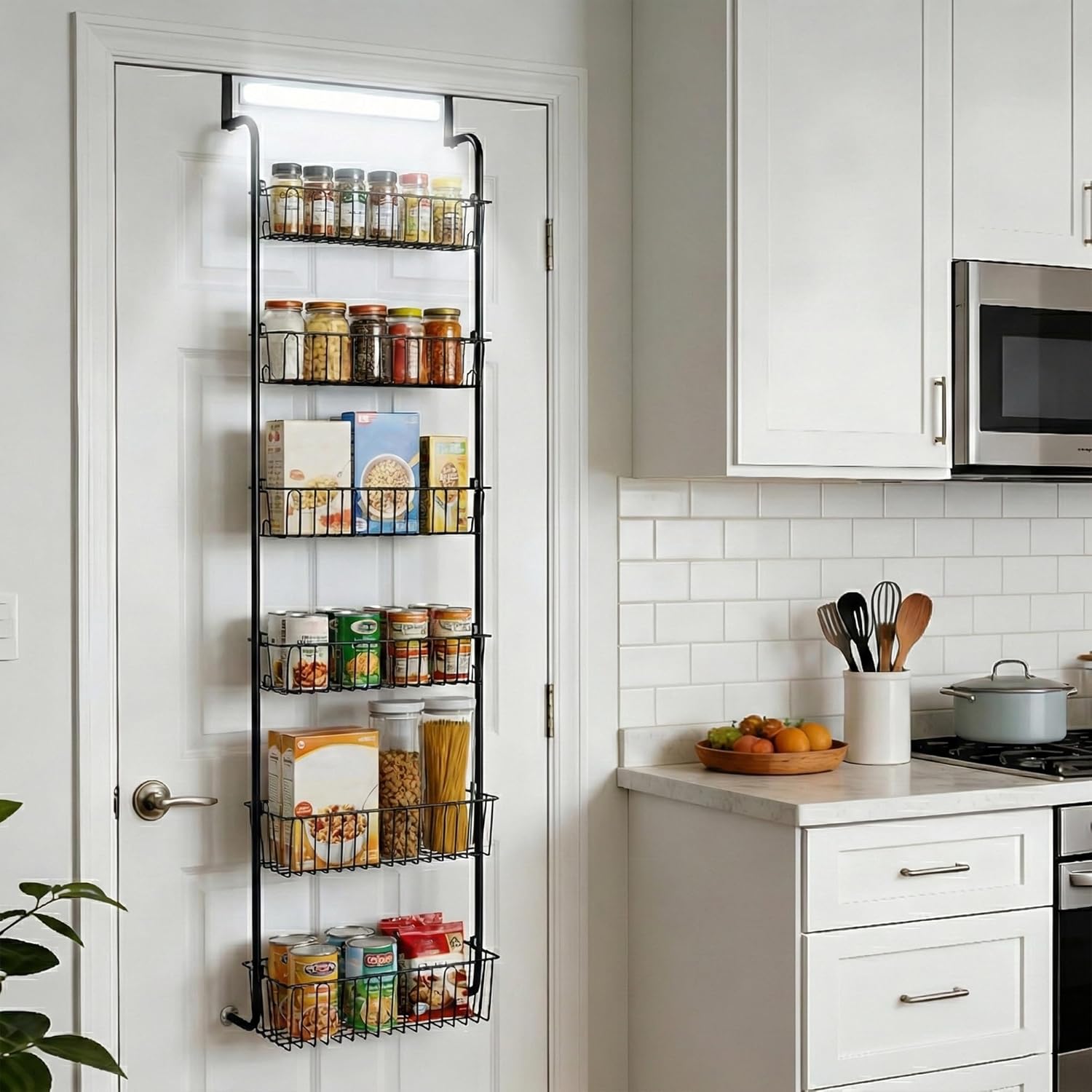 6-Tier Over the Door Pantry Organizer