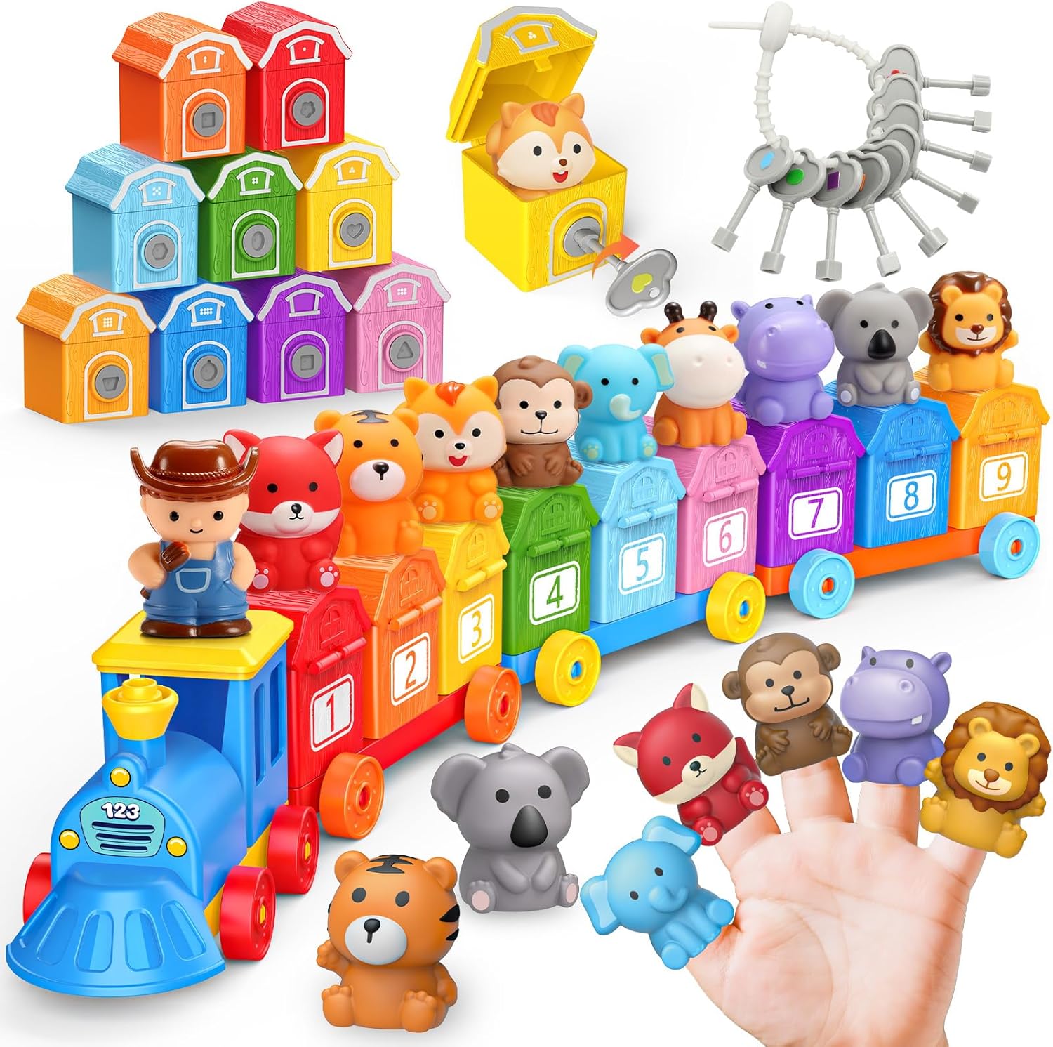 Match'N Roll Learning Train