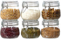 6 Pack 17oz Food Storage Jars with Airtight lids