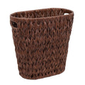 Wicker Trash Can.
