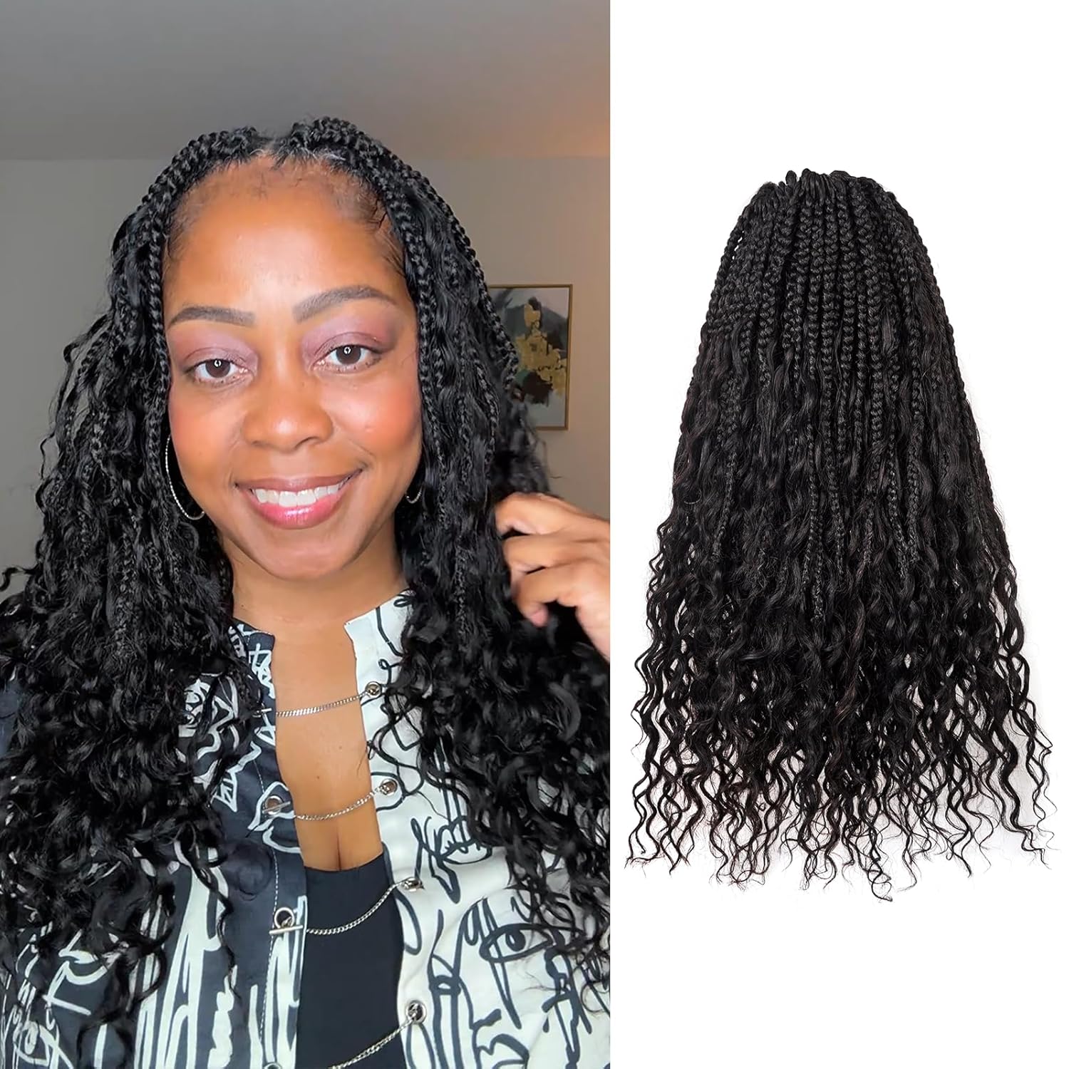 Toyotress Boho Crochet Braids Human Hair