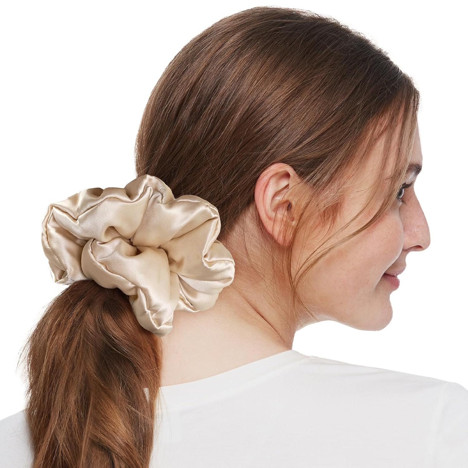 Large Mulberry Silk Scrunchie