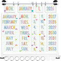 Magnetic Calendar Bulletin Board Set Flip Calendar