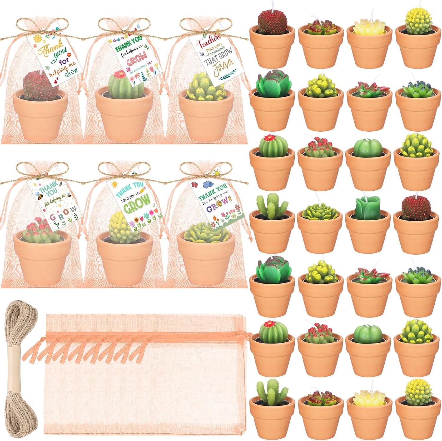 Thank you Tea Candles Gift for Teacher
