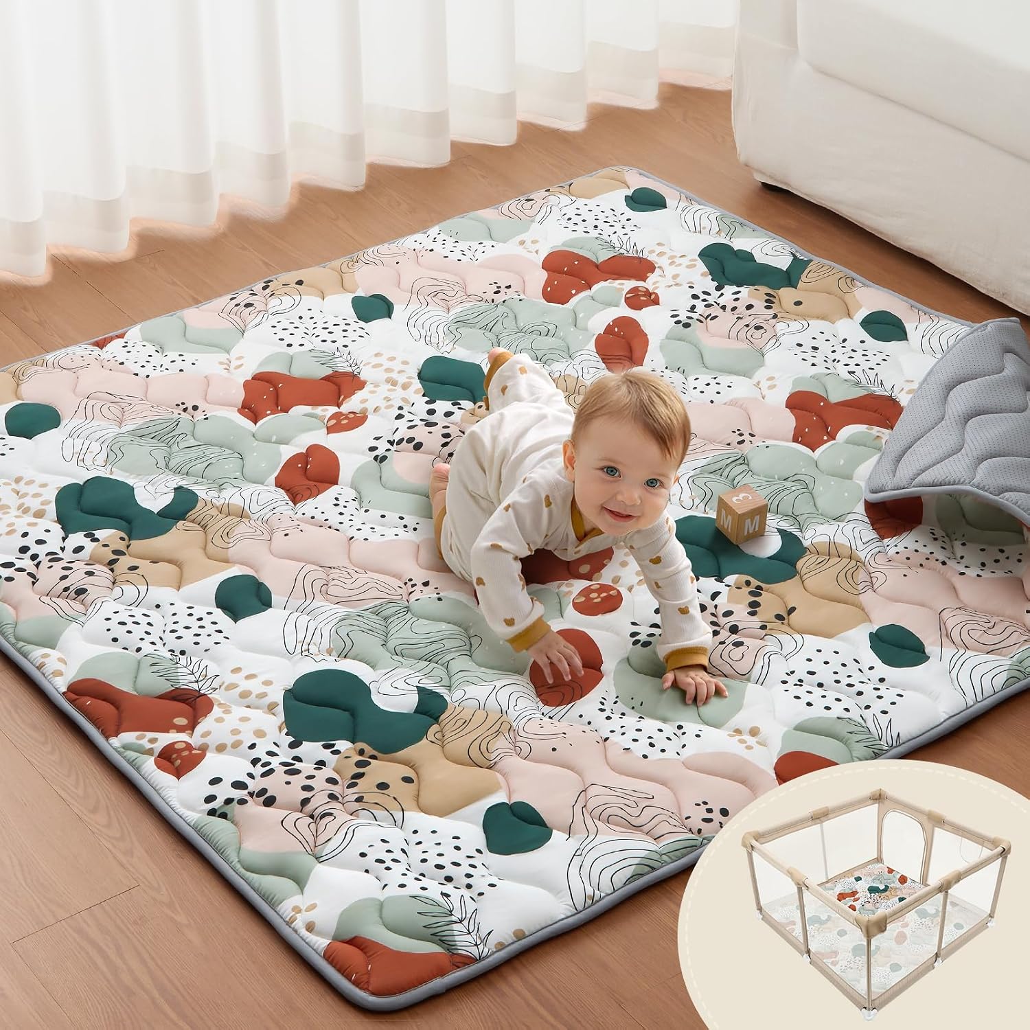 Baby Play Mat 59x59 inch