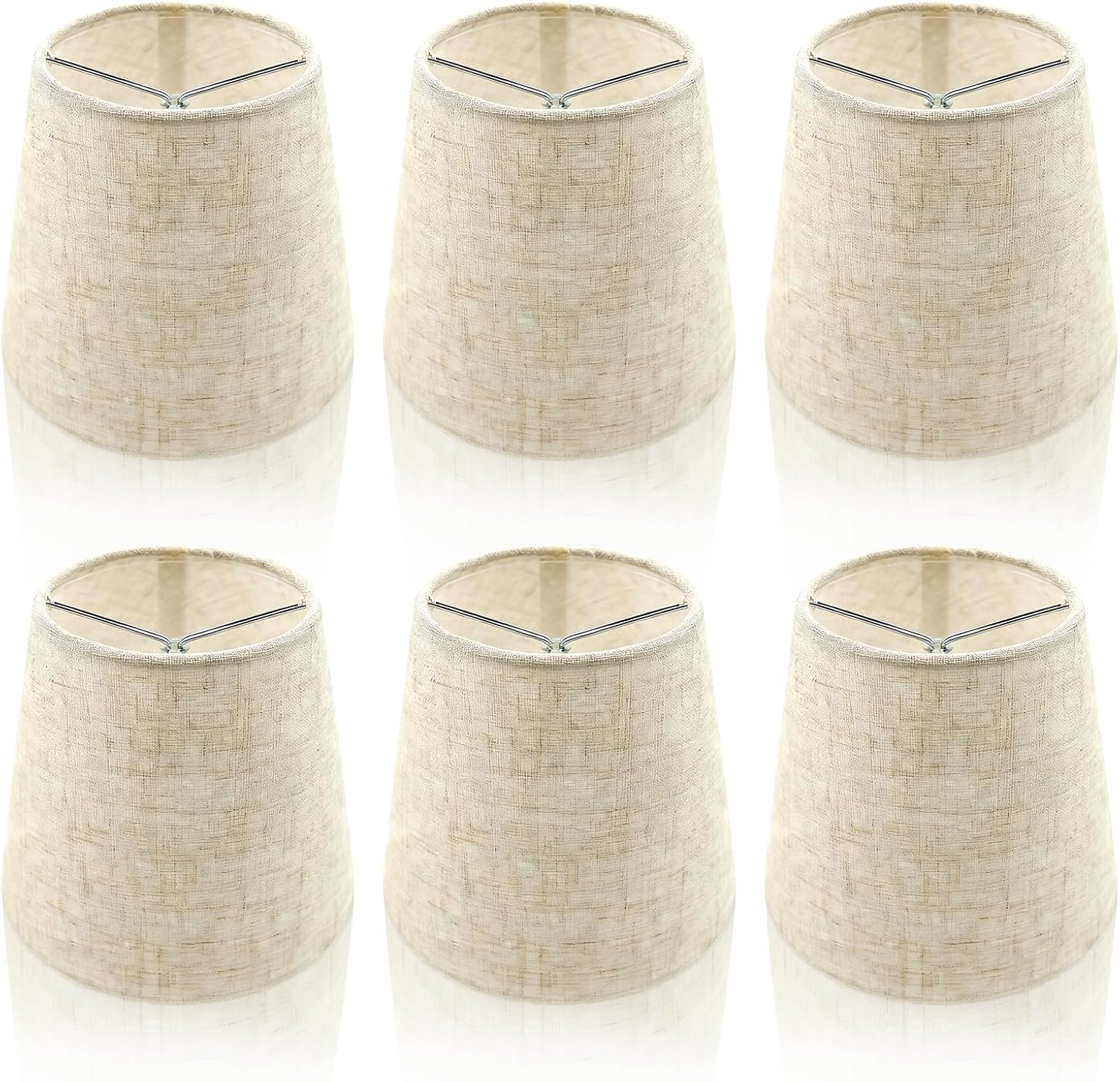 Jibrelxion 6 Pack Chandelier Lamp Shades