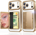 Meifigno Designed for iPhone 17 Pro Max Case Wallet