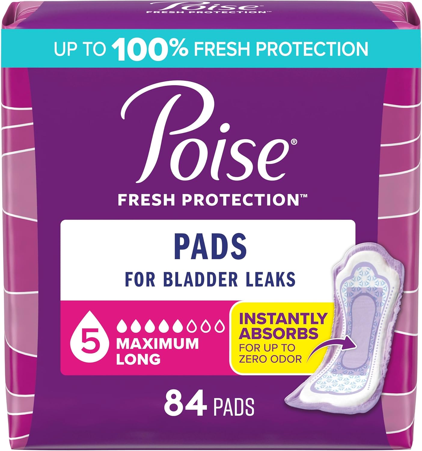 Poise, Pads For Bladder Leaks.