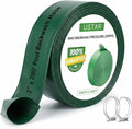 2" x 200 FT Pool Backwash Hose, Heavy Duty Pool Drain Hoseâ€“ Reinforced 3-Layer PVC Lay Flat Discharge Hose with Clamps,High Pressure Burst Proof,Weather & UV Resistant Sump Pump Drain Hose