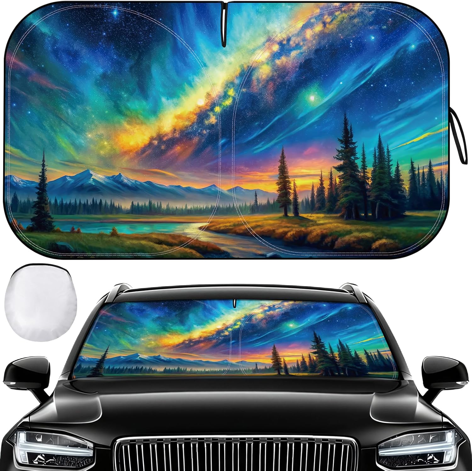 Car Windahield Sunshade 55x32 inch