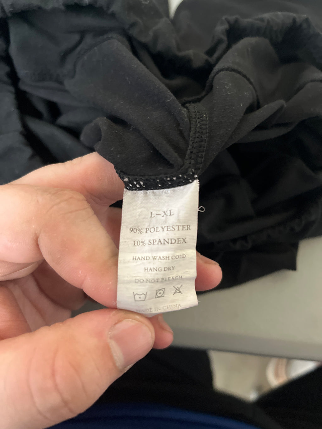 Woman’s black leggings