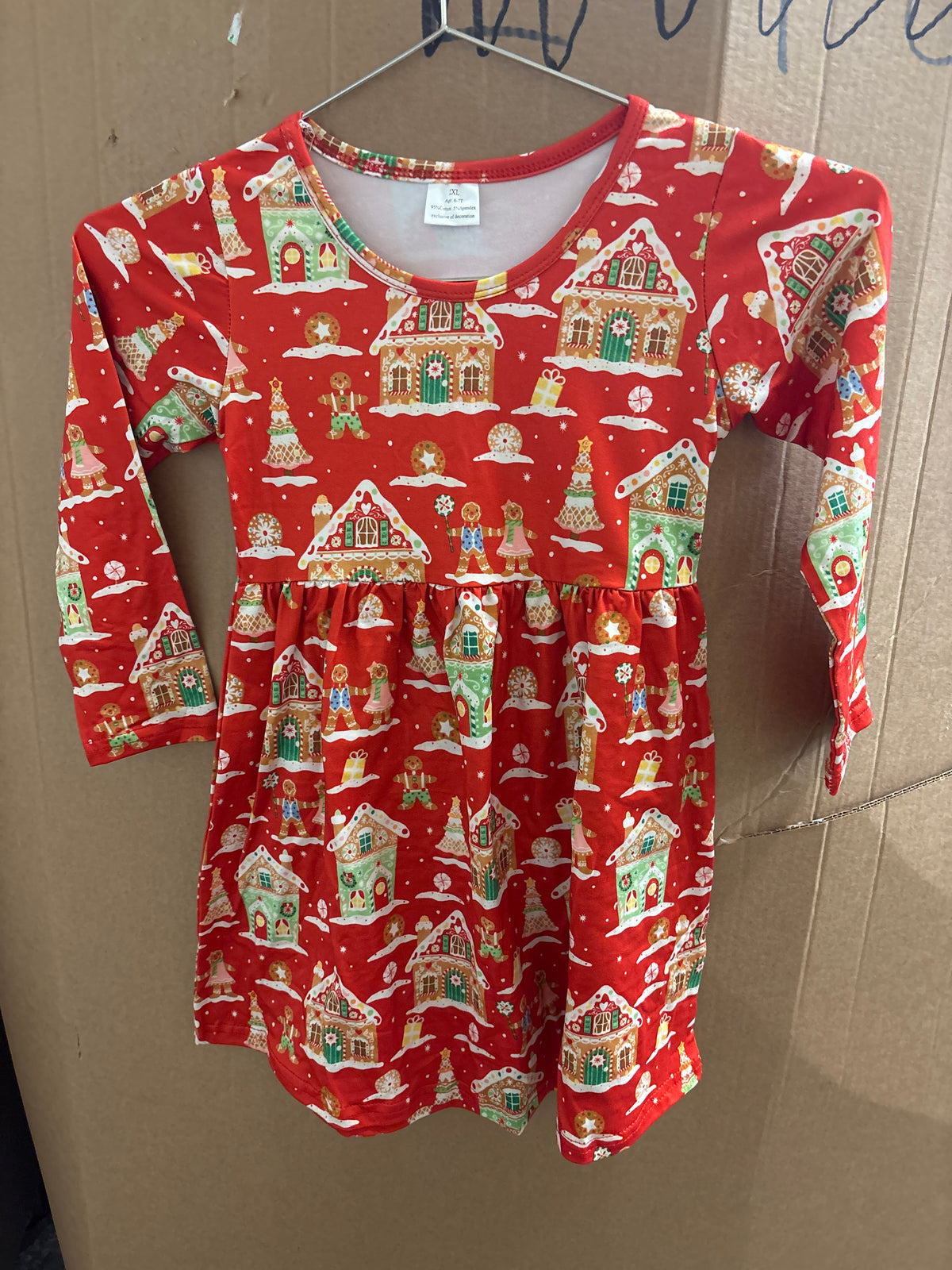 Kids Christmas dress (6-7T 2XL)