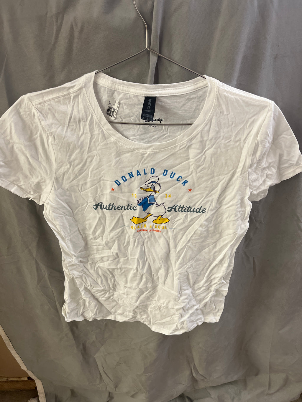 Donald Duck authentic attitude white Tshirt