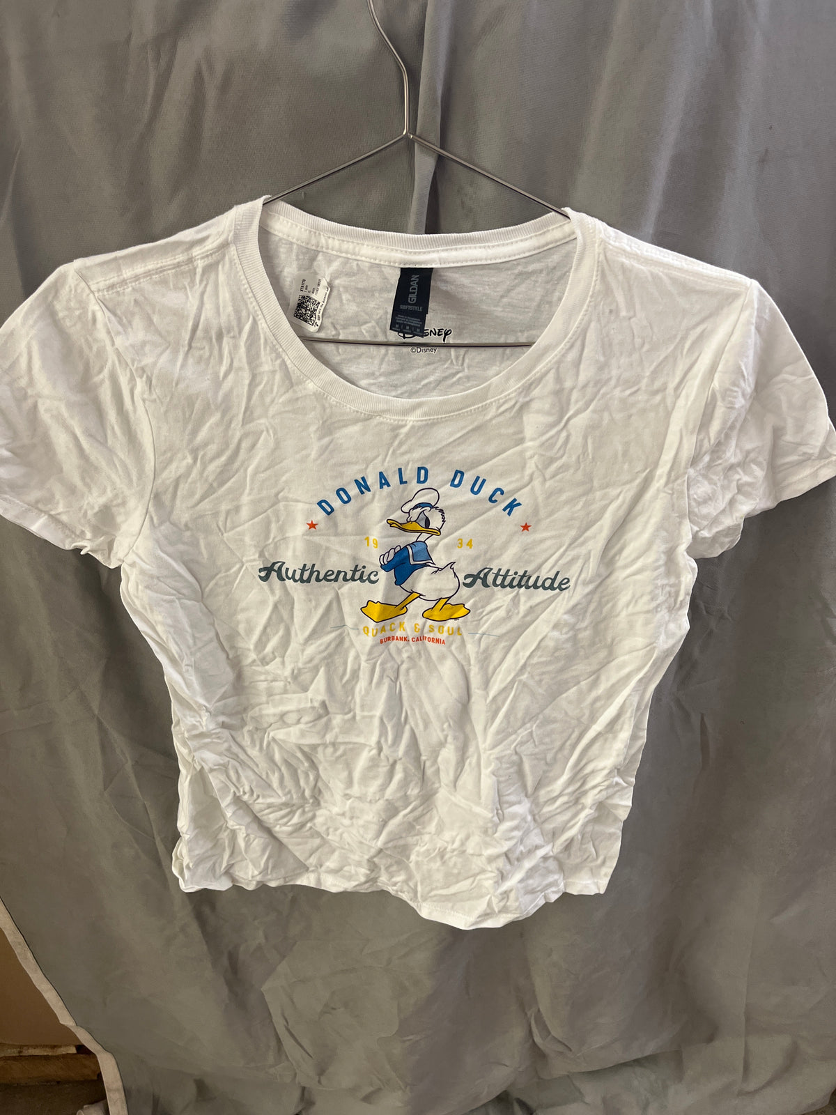 Donald Duck authentic attitude white Tshirt