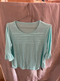 Blingfit light blue long sleeve shirt