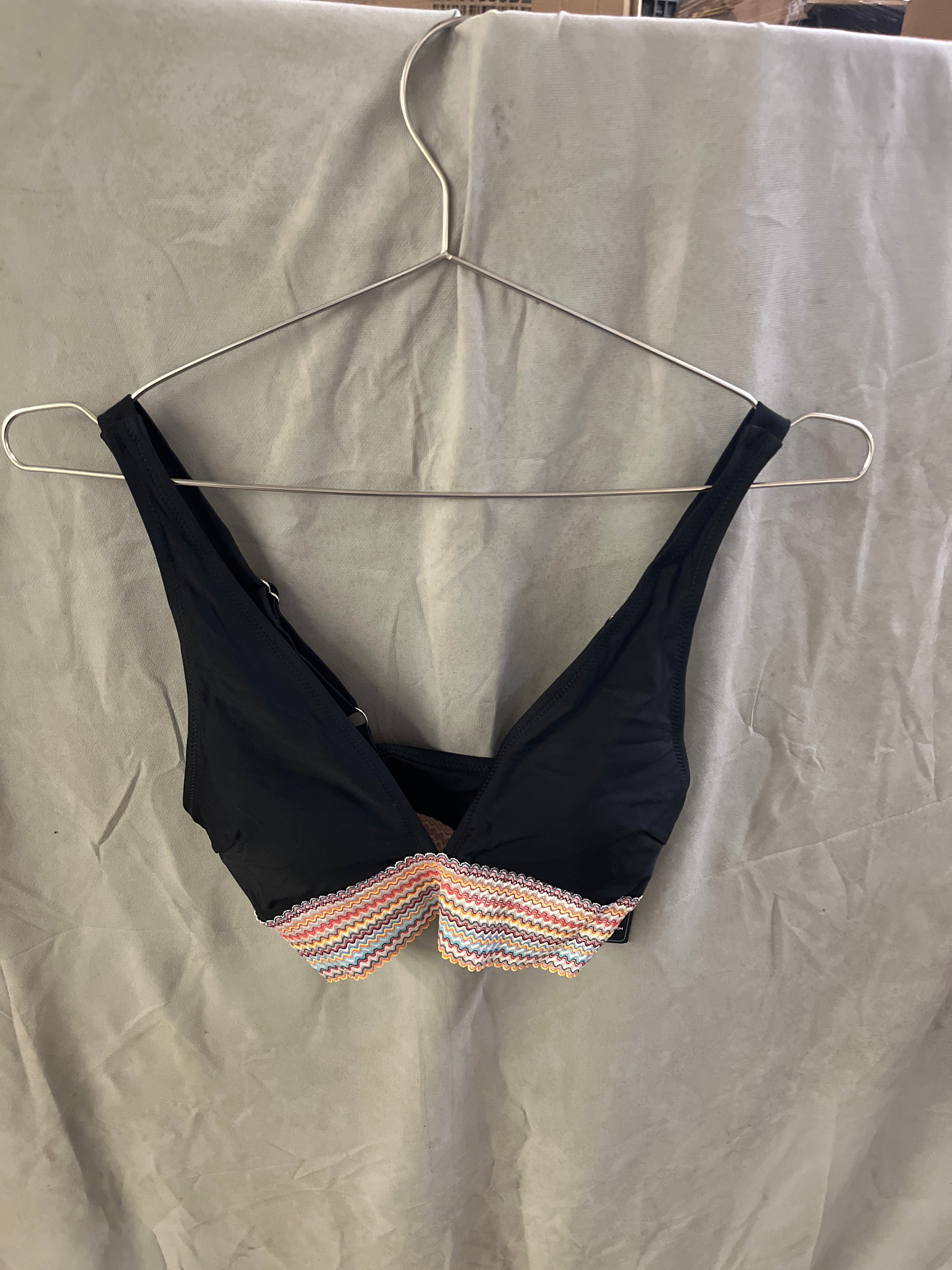 Blooming jelly black 2 piece bathing suit