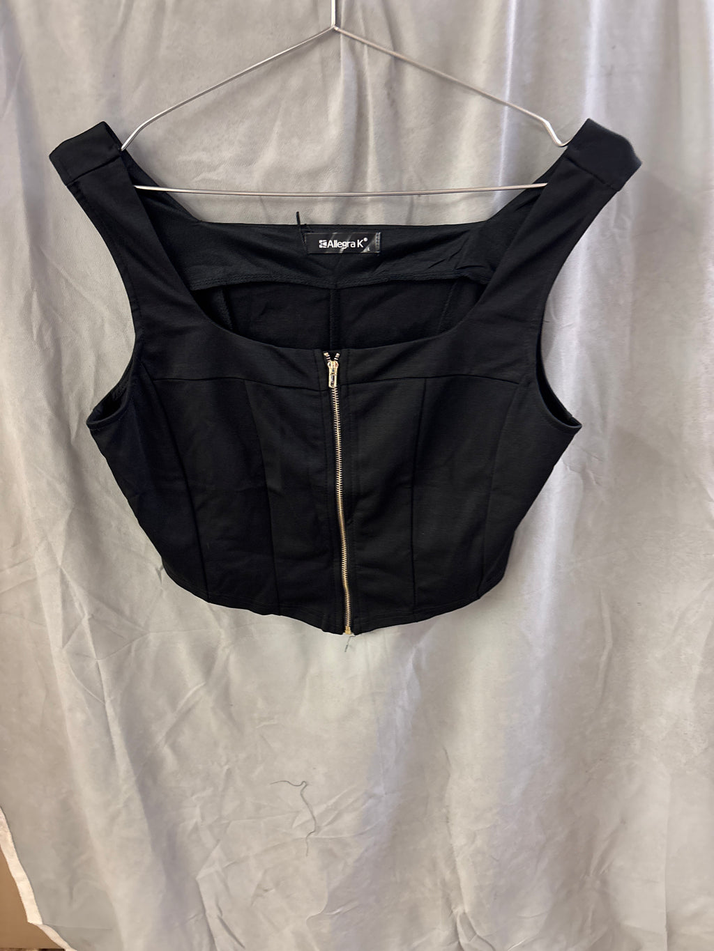 Women’s Allegra k zip up crop top