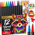 Acrylic Dual-Tip Markers (12 colors)