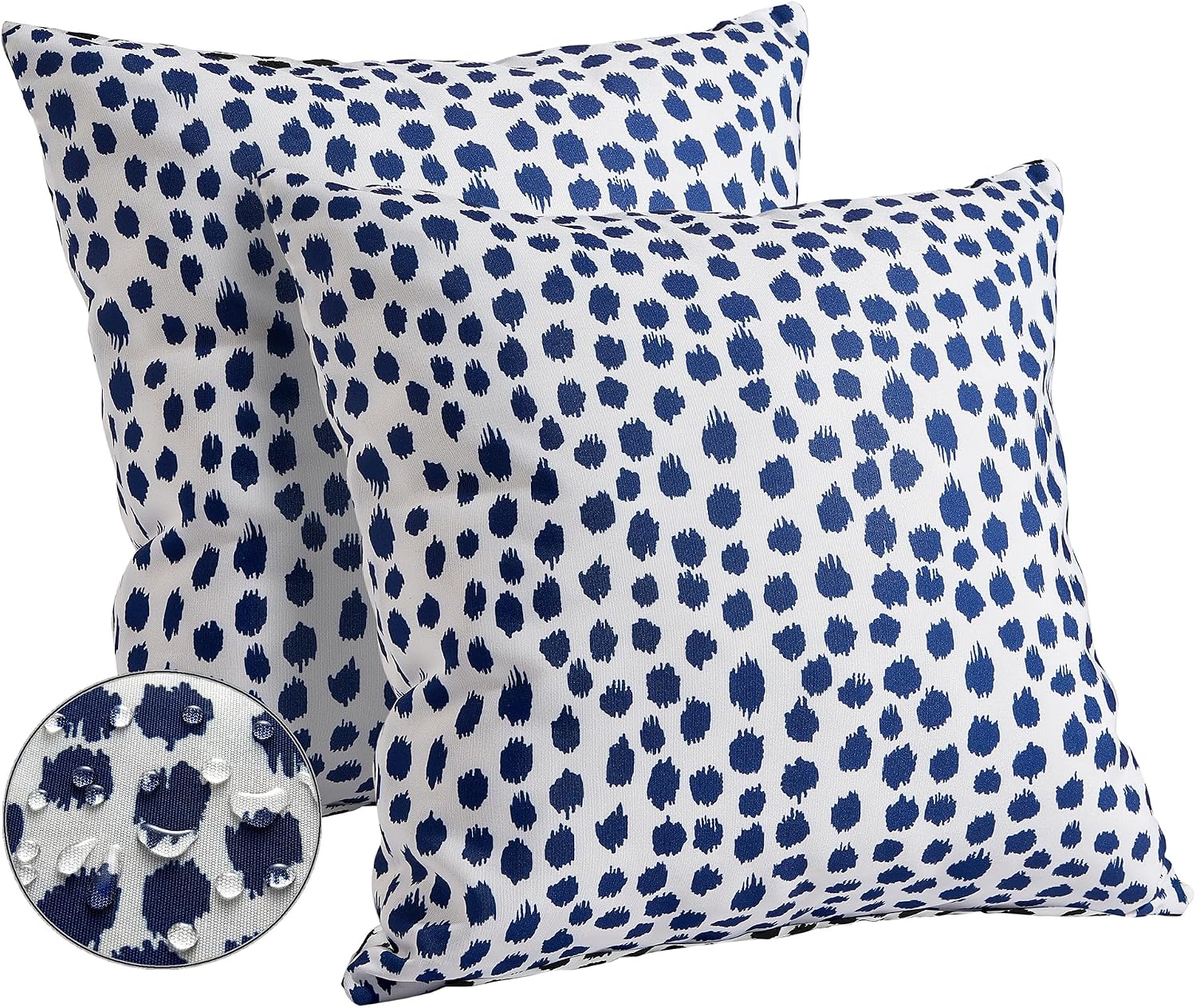 Outdoor Pillow Covers 20x20 inches (2 pack)