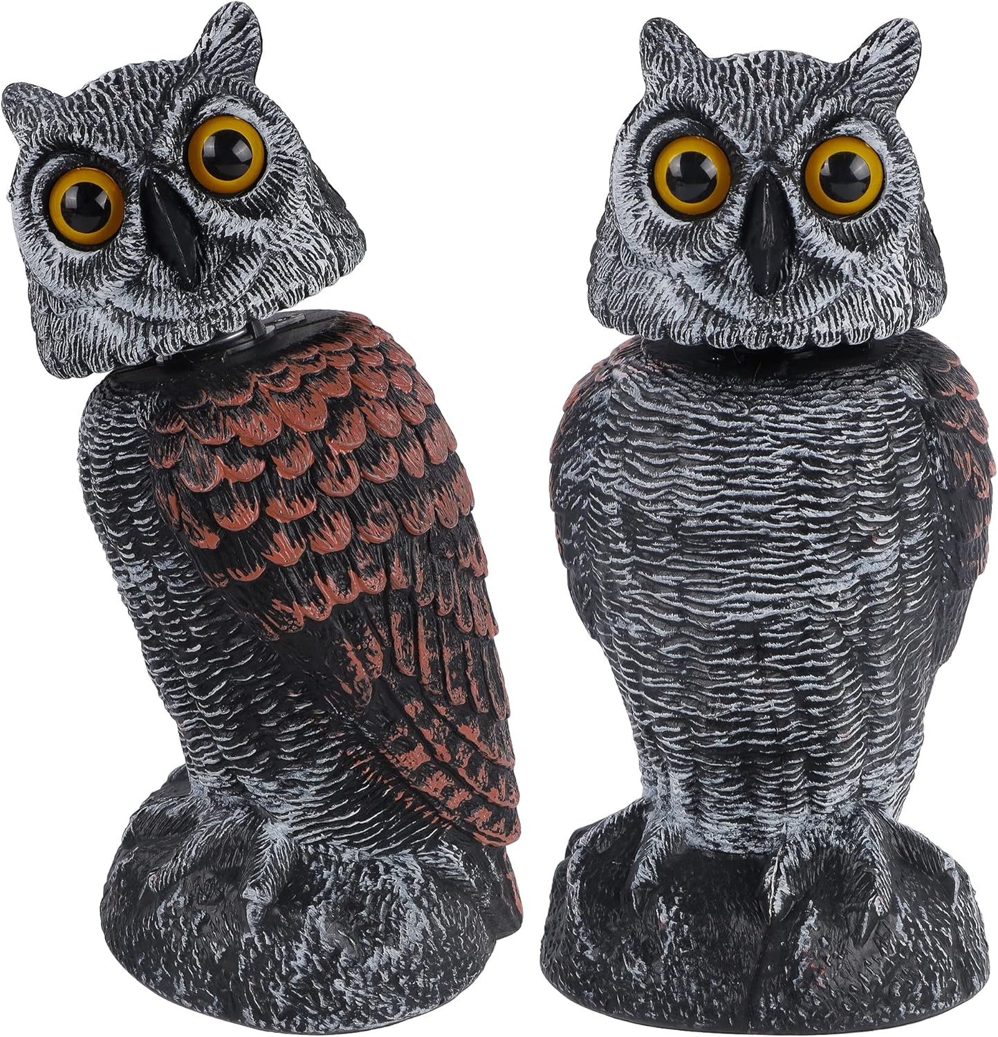 2 Fake Owl Decoys.