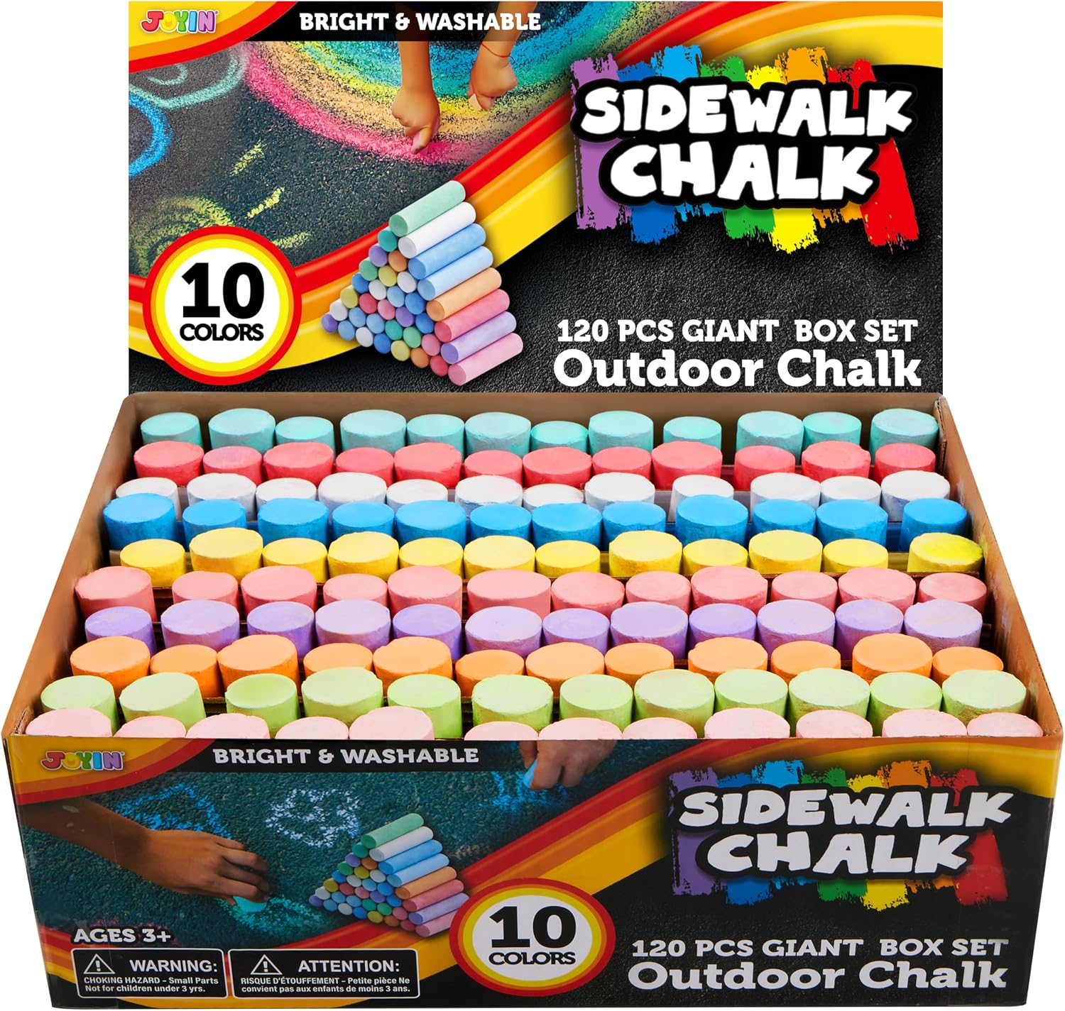 120pc Sidewalk Chalk.