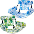 SLOOSH Inflatable Pool Floats Adult, 2 Packs Floating Lounge Chairs