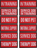 Pistha 12 Pieces Removable Service Dog Vest Patches
