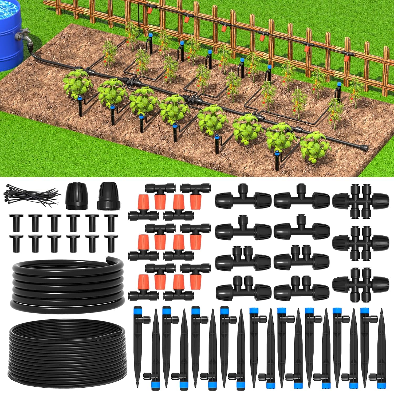 Micro Drip Irrigation Kit.