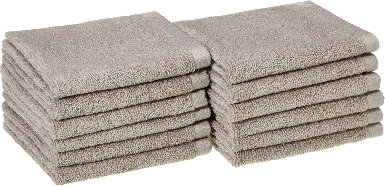 Cotton Washcloths 12x12 inches (12 pack)